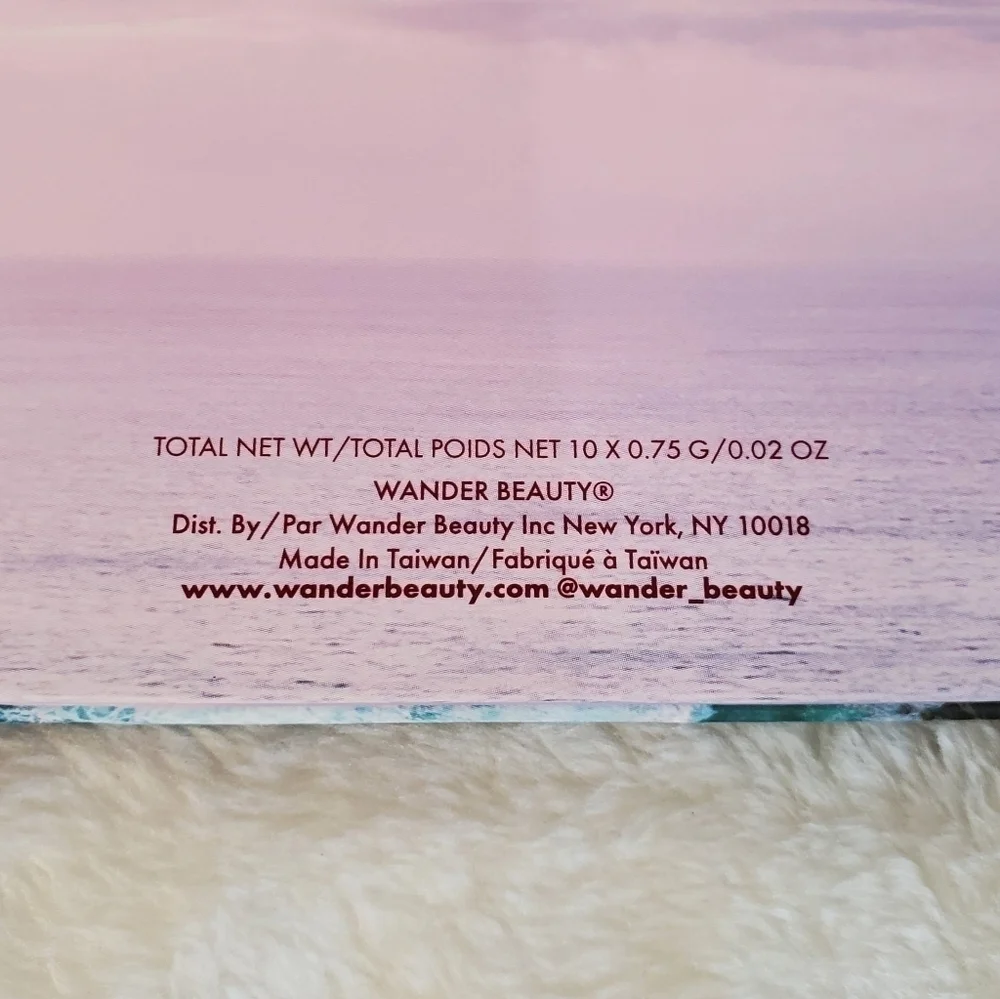 Wander Beauty Wanderess Escape 10 Eyeshadow Matte Shimmer Satin Palette New
